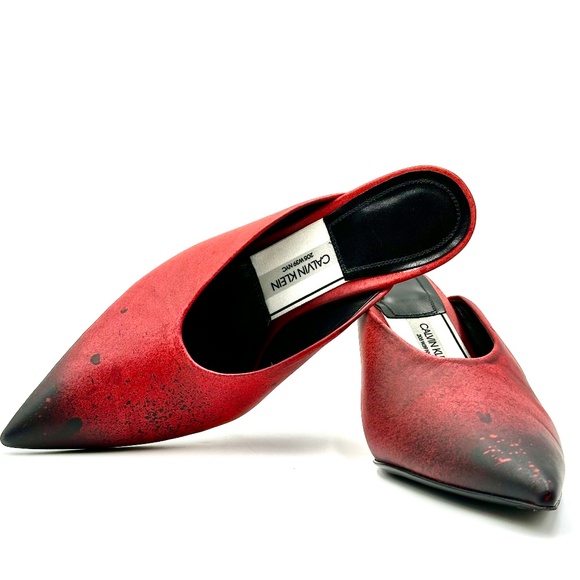 Calvin Klein 205W39NYC Roslynn Mules SZ 38.5 - Picture 4 of 13
